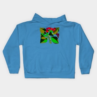 Leafs and Fruits, pomegranates, olives, grapes Kids Hoodie